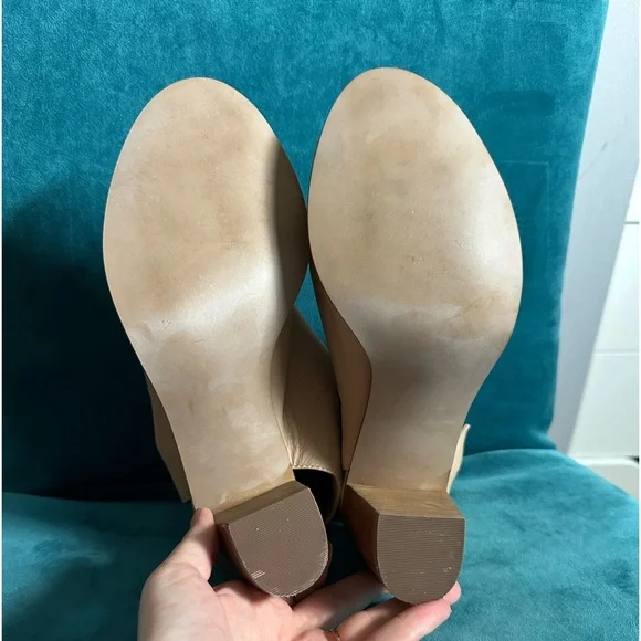 Steve Madden Nonstp Beige Leather Shootie - Size 7.5 - Picture 3 of 8